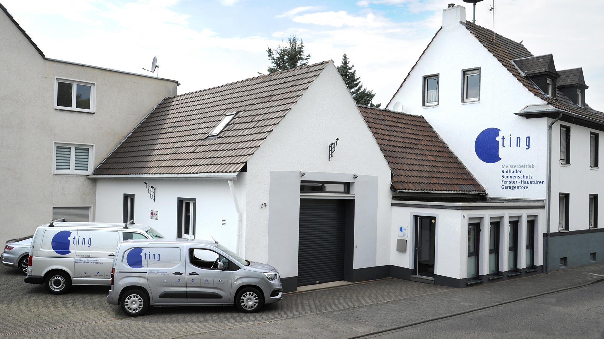 Homepage Fa. J. Ting Rollladen und Sonnenschutz: Startbild